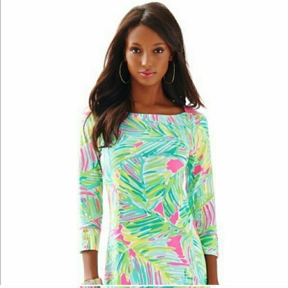 Lilly Pulitzer UPF Sophie Dress Tropical Storm XXS - Picture 3 of 16